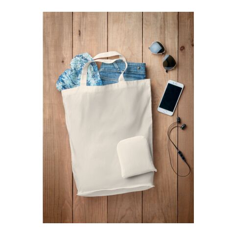 Foldable cotton bag 135gr/m² white | No Branding | not available | not available | not available