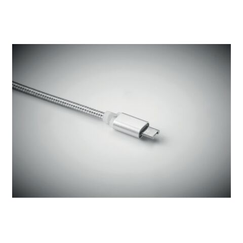 Key ring with USB type C cable silver | No Branding | not available | not available | not available