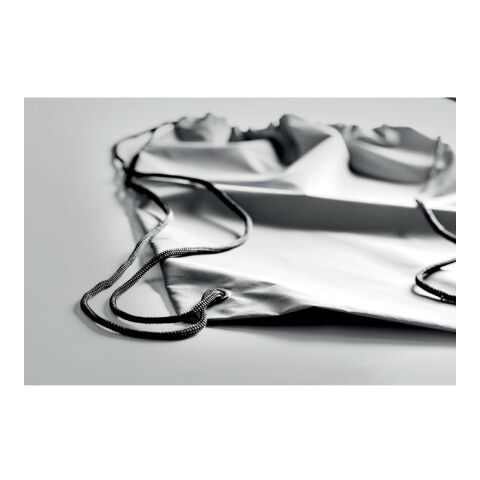 Reflective polyester drawstring bag silver | No Branding | not available | not available | not available