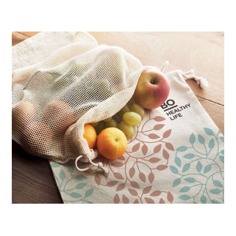 Mesh drawstring pouch 140gr/m² beige | No Branding | not available | not available | not available