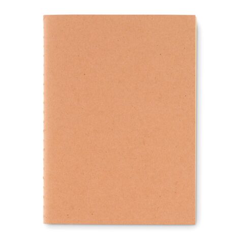 A6 recycled notebook 80 plain pages beige | No Branding | not available | not available | not available