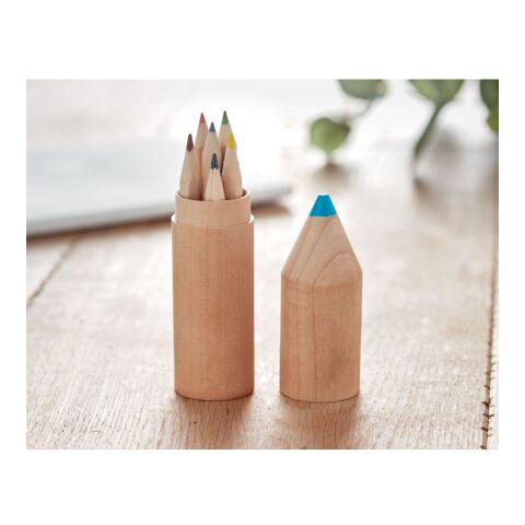 6 pencils in wooden box wood | No Branding | not available | not available | not available