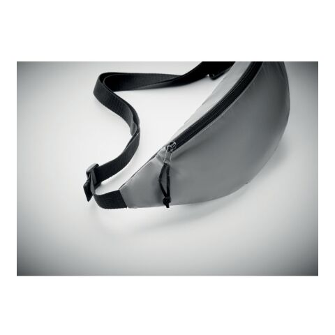 High reflective waist bag matt silver | No Branding | not available | not available