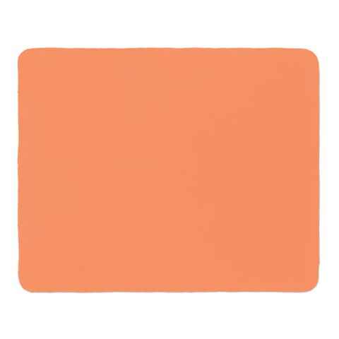 RPET fleece travel blanket in pouch orange | No Branding | not available | not available | not available