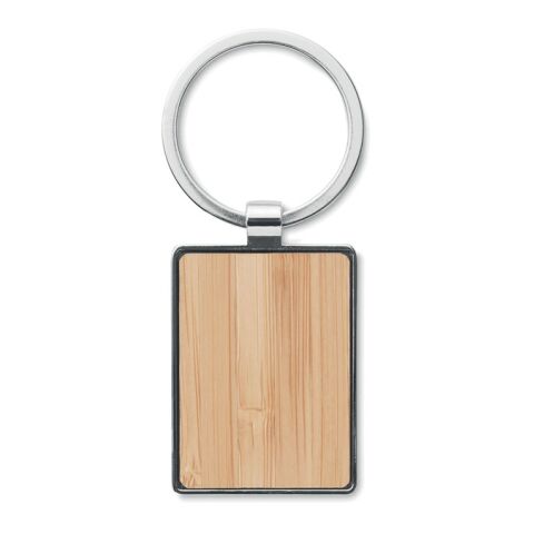 Rectangular key ring bamboo wood | No Branding | not available | not available | not available