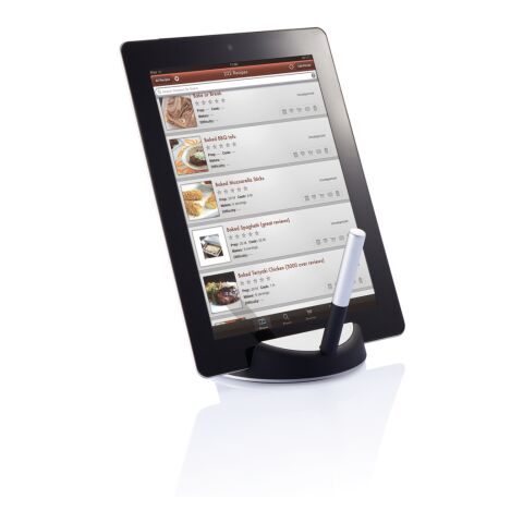Chef tablet stand with Touch Pen black-silver | No Branding | not available | not available