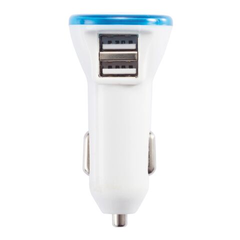 Powerful Dual Port Car Charger blue-white | No Branding | not available | not available