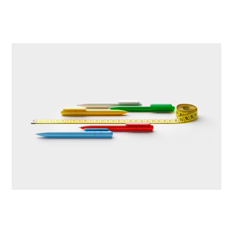 Prodir DS6 twist ballpoint pen matt white | Without Branding | Without Branding | Black