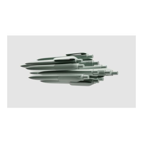 Prodir DS8 push ballpoint pen True Biotic white | Without Branding | Without Branding | Blue