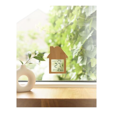 Bamboo weather station Lane brown | No Branding | not available | not available