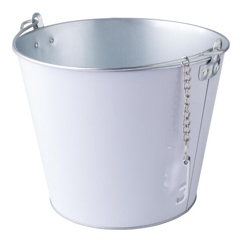 Iron and aluminium ice bucket Corey white | No Branding | not available | not available