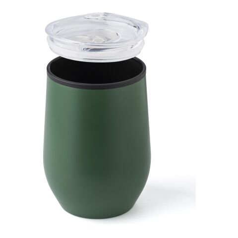 Stainless steel travel mug Zoe forest green | No Branding | not available | not available