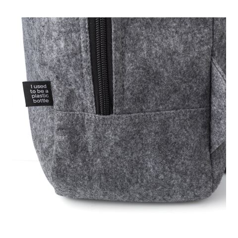 RPET felt backpack Eleanor grey | No Branding | not available | not available