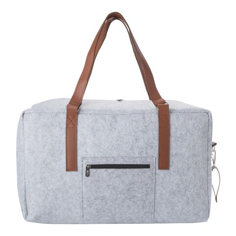 RPET felt travel bag Natalie light grey | No Branding | not available | not available