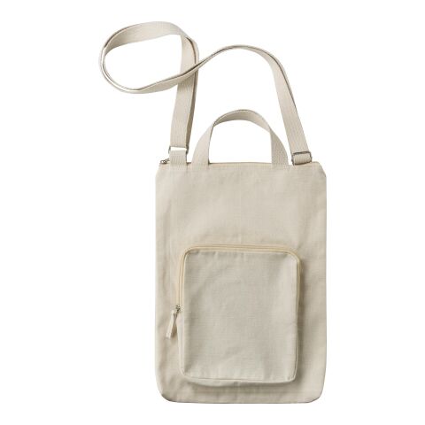 Cotton (340 g/m2) laptop bag Iker khaki | No Branding | not available | not available