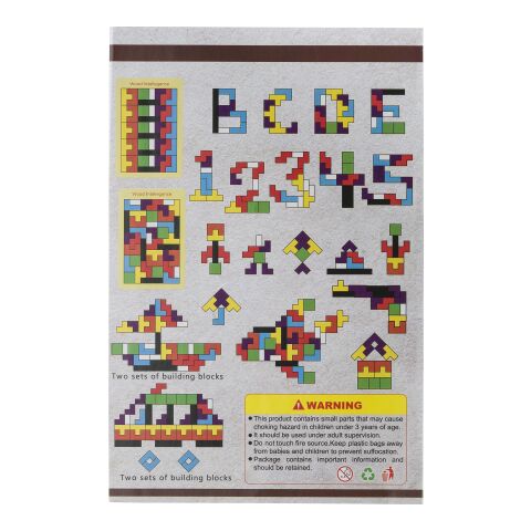 Wooden jigsaw game Skyla brown | No Branding | not available | not available