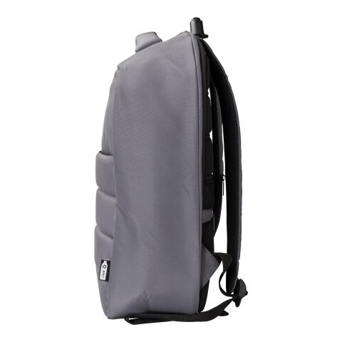 RPET polyester (300D) anti-theft laptop backpack Calliope grey | No Branding | not available | not available