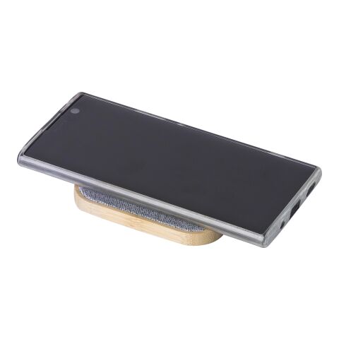 Bamboo wireless charger Moses grey | No Branding | not available | not available