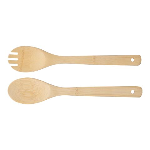 Bamboo salad cutlery Elara brown | No Branding | not available | not available
