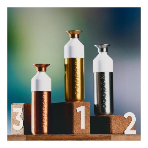 Dopper Steel 800 ml silver/white | No Branding | not available | not available