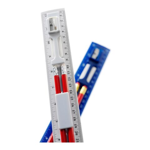 Ruler with pencil Pascale white | No Branding | not available | not available