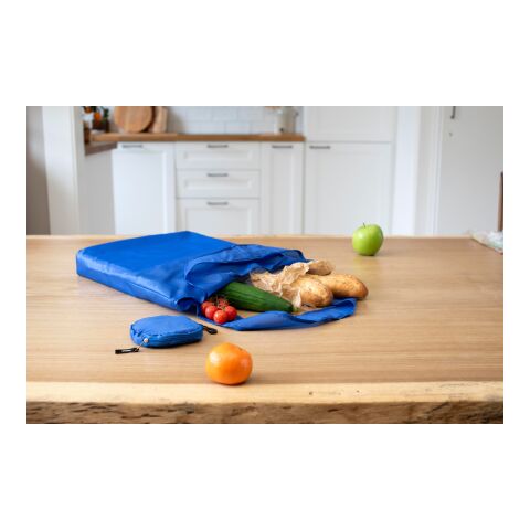 Polyester (190T) shopping bag Miley blue | No Branding | not available | not available