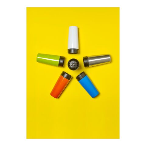 Stainless steel double walled travel mug Elisa black | No Branding | not available | not available