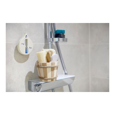 Plastic shower timer Alaya white | No Branding | not available | not available