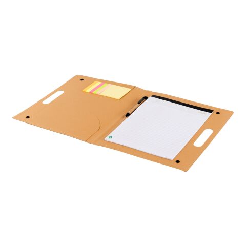 Writing folder Keisha, Cardboard brown | No Branding | not available | not available