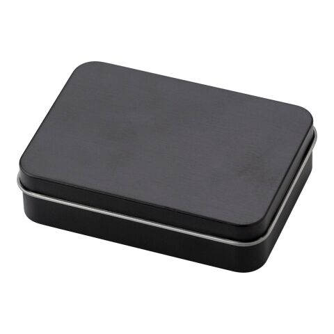 Metal tin with playing cards Nathan black | No Branding | not available | not available