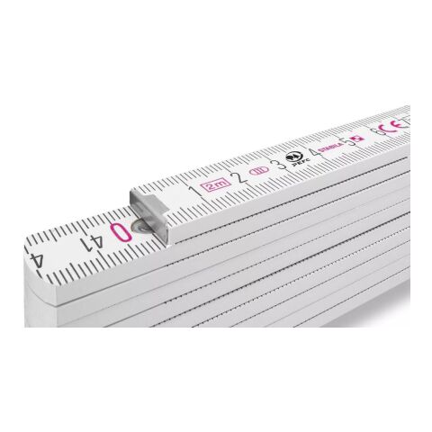 Wooden Stabila foldable ruler Jessica white | No Branding | not available | not available