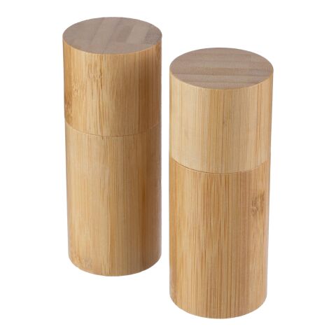 Bamboo spice mill set Christine brown | No Branding | not available | not available