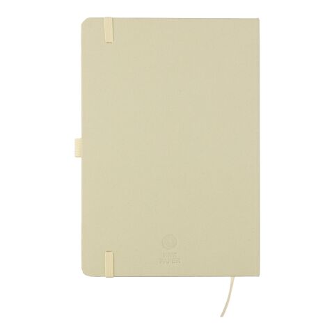 Recycled biowaste and carton notebook A5 Gertrud light green | No Branding | not available | not available