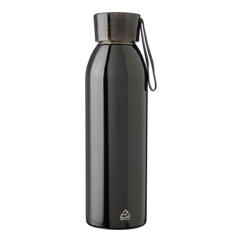 Stainless steel single-walled drinking bottle 650 ml Cindy black | No Branding | not available | not available