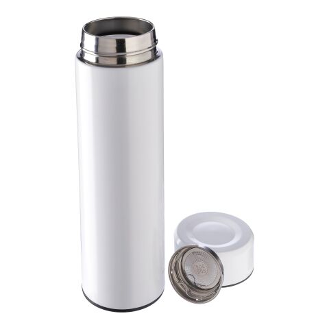 Stainless steel double-walled flask 425 ml Mary silver | No Branding | not available | not available