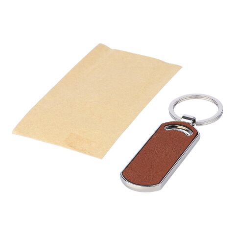 Recycled leather keychain Jill brown | No Branding | not available | not available