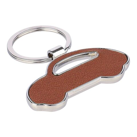 Recycled leather keychain Joan brown | No Branding | not available | not available