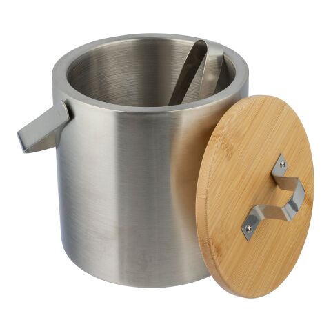 Double walled stainless steel ice bucket Fenwick silver | No Branding | not available | not available