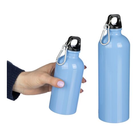 Recycled stainless steel single walled bottle (400 ml) Sable black | No Branding | not available | not available