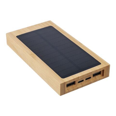 Bamboo solar power bank Elz brown | No Branding | not available | not available