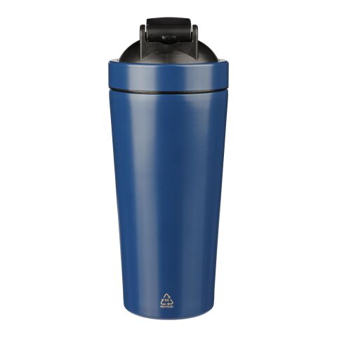Recycled stainless steel single-walled drinking bottle (750 ml) Orla cobalt blue | No Branding | not available | not available