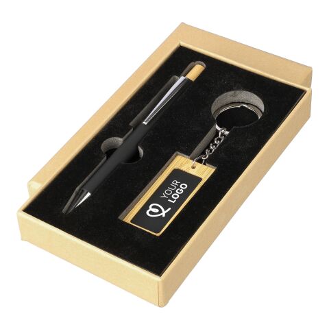 Bamboo writing set Zaid black | No Branding | not available | not available