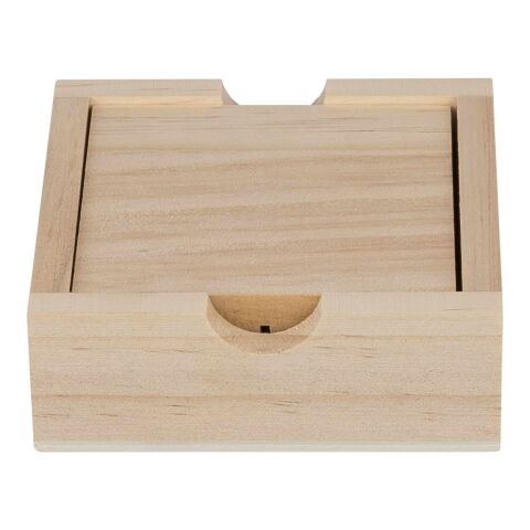 Pine wooden mini Sudoku set Kenza brown | No Branding