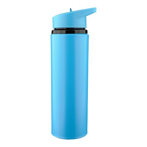 Recycled stainless steel drinking bottle (500 ml) Zeno light green | No Branding
