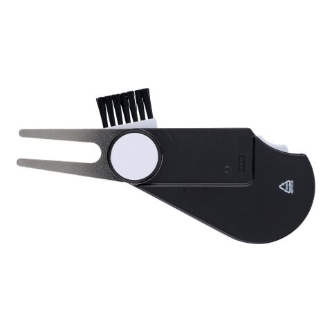 Recycled ABS multifunctional golf tool Suki black | No Branding