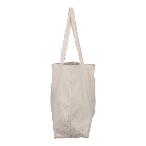 Corduroy tote bag Tino grey | No Branding