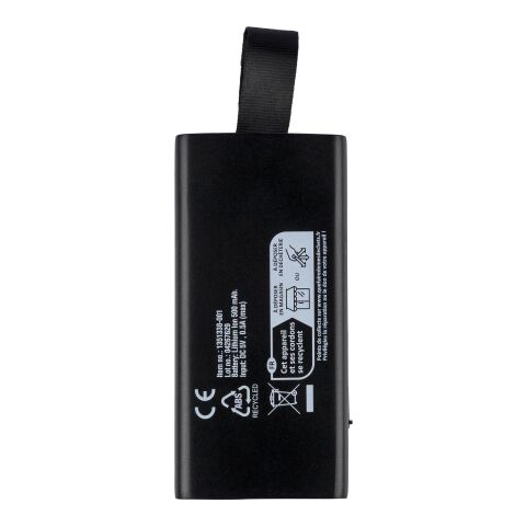 Recycled ABS portable speaker Malina black | No Branding