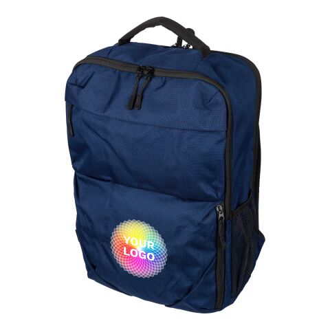 rPET (300D) polyester Ocean Bound backpack Tova blue | No Branding | not available | not available