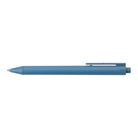 Wheat straw notebook with pen Massimo blue | No Branding | not available | not available