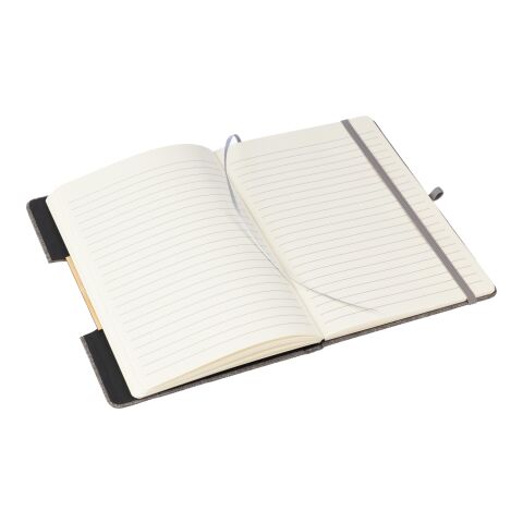rPET (300D) notebook A5 Ernst grey | No Branding | not available | not available